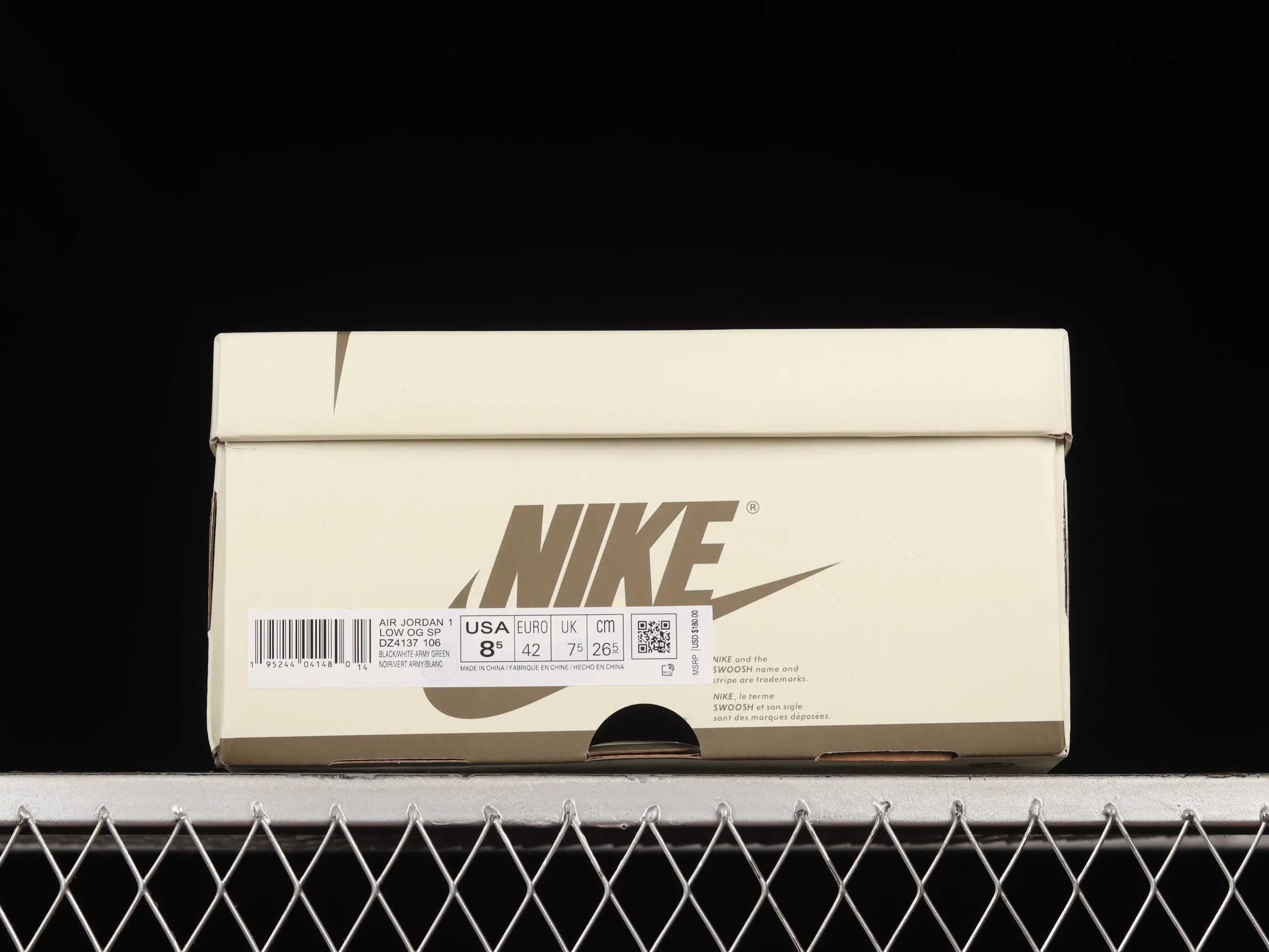 All categories Air Jordan Jordan series basketball shoes Air Jordan 1 Low Travis Scott x Air Jordan 1 Low OG AJ1 Joe 1 joint overhead hook DZ4137-106